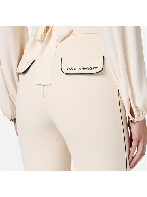 pantalone donna burro ELISABETTA FRANCHI | PA08451E2/E84